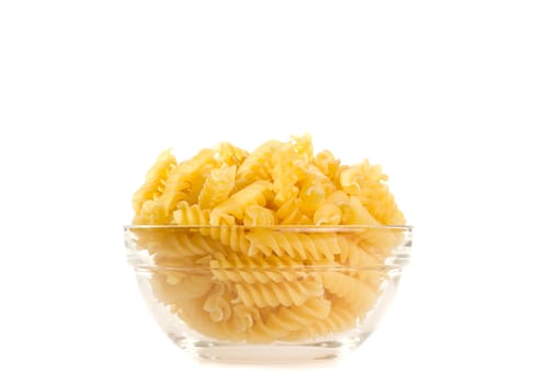 bowl of raw yellow macaroni