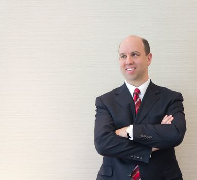 Portrait of a smiling business man.