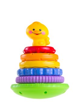 Children's toy isolated on the white background