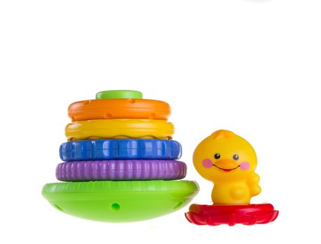 Children's toy isolated on the white background