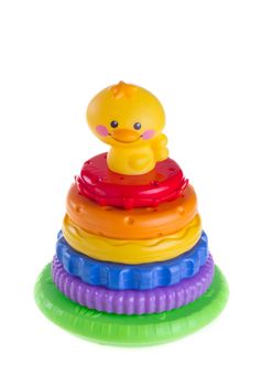 Children's toy isolated on the white background