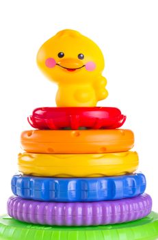 Children's toy isolated on the white background