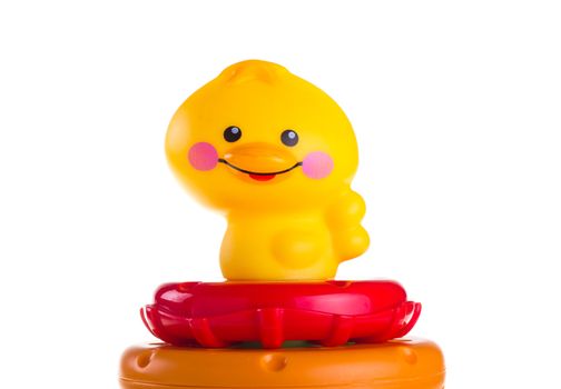 Children's toy isolated on the white background