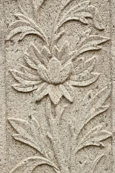 stone carvings of flowers, long-lasting beauty and timeless.