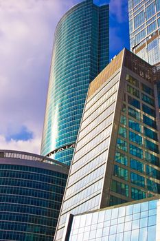 Skyscrapers of the International Business Centre, Moscow
