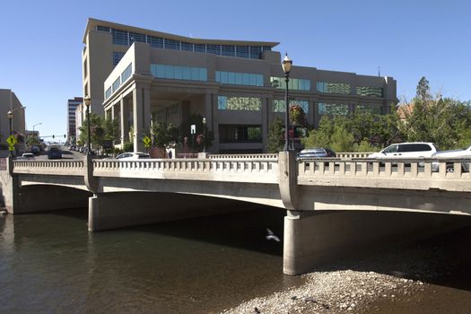 Downtown Reno architecture and buildings, Nevada.