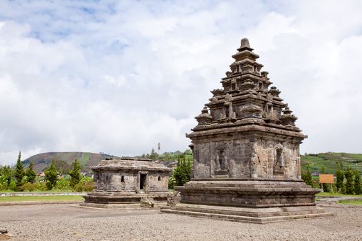 Dieng temple Arjuna complex plateau National Park Wonosobo Central Java Indonesia. 