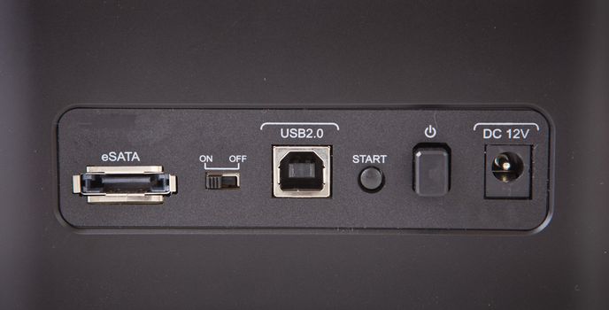 modern computer port with USB