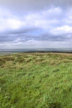 a view from the top of Knockanore in county Kerry Ireland