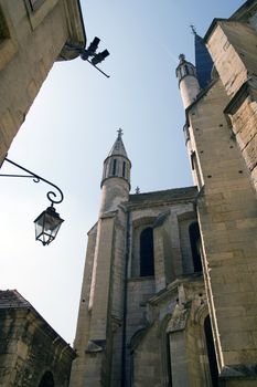 A Church In Dijon City ( Burgundy - France )