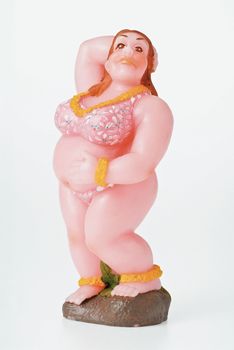 fat girl candle doll
