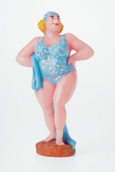 fat girl candle doll