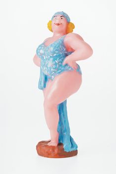 fat girl candle doll