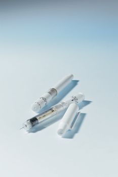 hypodermic insulin syringe