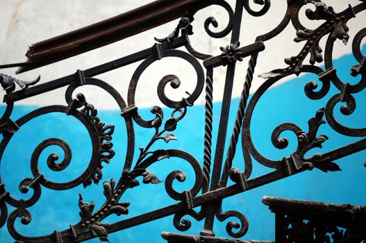 Old staircase in Tbilisi houses of 18-19 centuries, Republic of Georgia