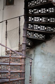 Old staircase in Tbilisi houses of 18-19 centuries, Republic of Georgia