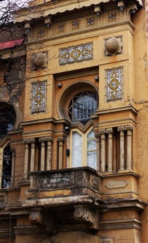 Art-Nouveau old door in Tbilisi Old town, Republic of Georgia