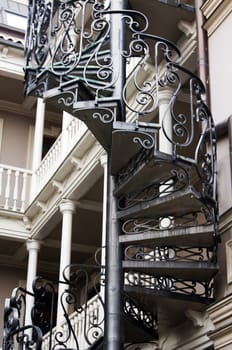 Old staircase in Tbilisi houses of 18-19 centuries, Republic of Georgia