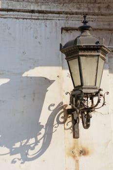 Art-Nouveau facade in Tbilisi Old town, restored area around Marjanishvilis square