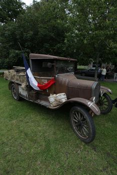 Classic world war 2 French farmers truck