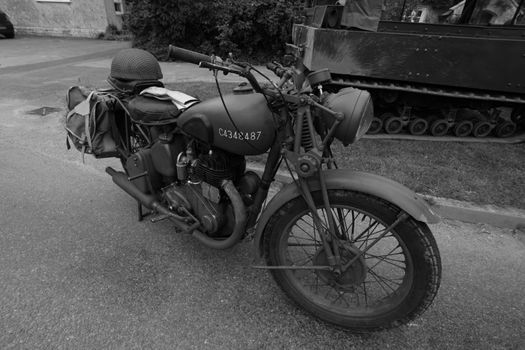 British Classic world war 2 motorcycle