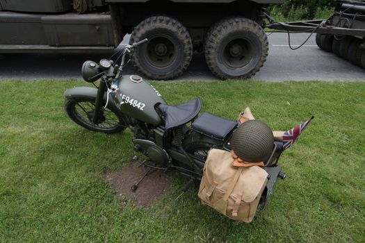 British Classic world war 2 motorcycle