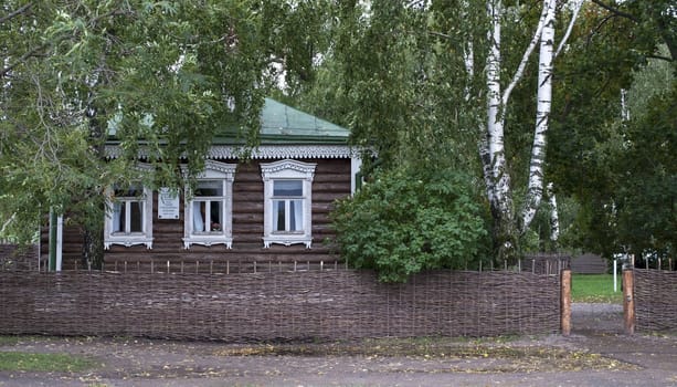 The house-museum of Russian poet Sergei Esenin in Konstantinovo village, Russia