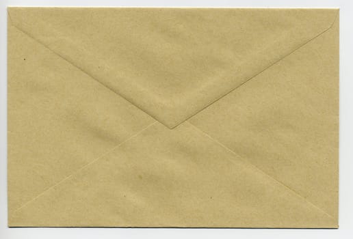 isolated envelope for sending a letter via mail
