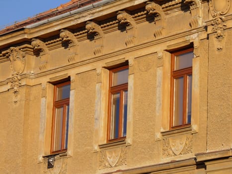 art nouveau building in Brno (Czech Republic)