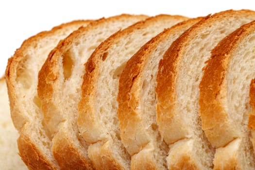 Sliced Wheat Bread, closeup