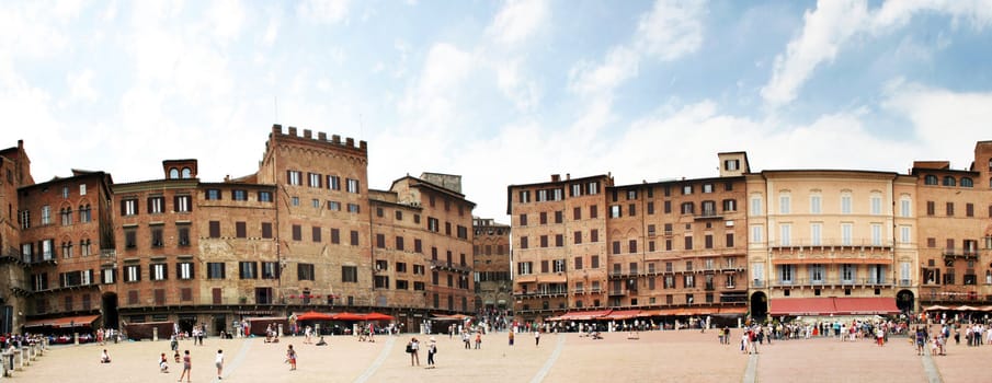 The main square in Siena