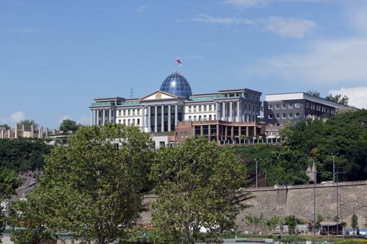 The Official residence of Georgian President Mikheil Saakashvili in Tbilisi, Republic of Georgia