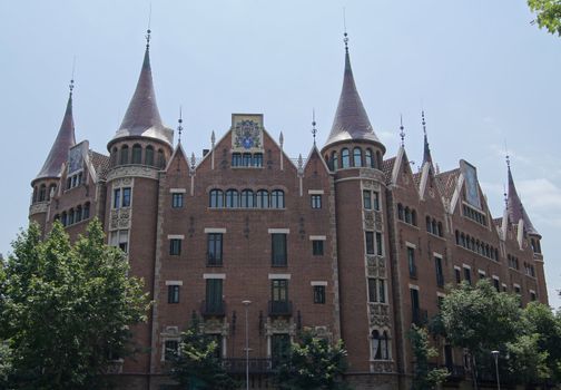 Casa de les Punxes in Barcelona, Spain