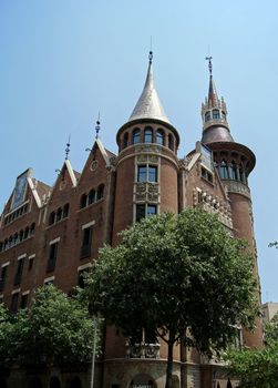Casa de les Punxes in Barcelona, Spain
