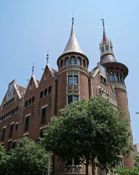 Casa de les Punxes in Barcelona, Spain