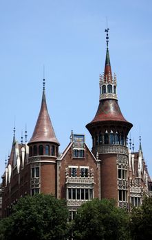 Casa de les Punxes in Barcelona, Spain