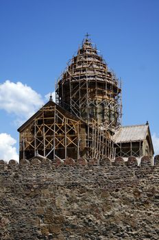 Georgia - Mcxeta - Sveticxoveli castle-cathedral, one of the symbols of Georgia