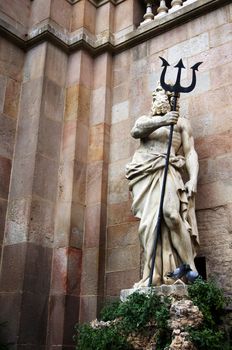 Fountain in a Parc de la Ciutadella, Barcelona