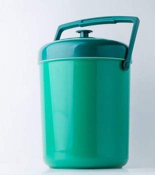 container. Insulated rice container in white