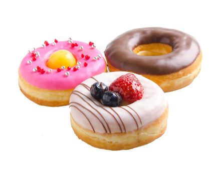 donut isolated on white background