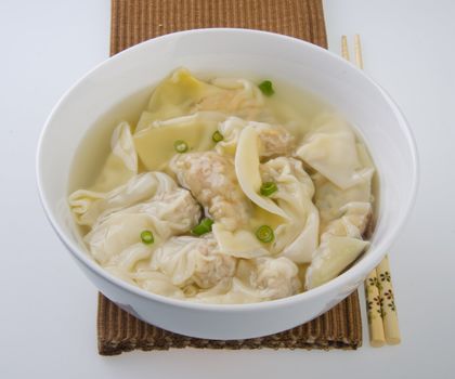 Wonton Soup. pork soup asia food