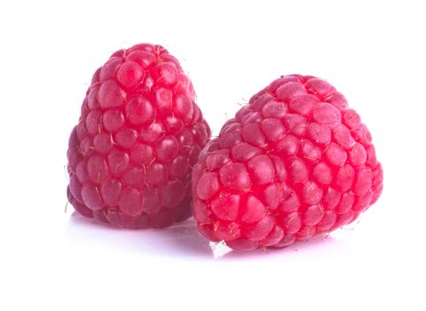 raspberry isolated on white background