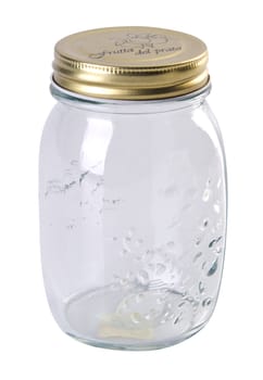 jar, food jar on white background