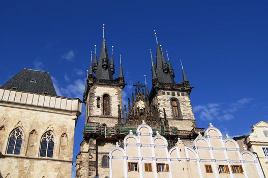 St. Mary cathedral in Old part of Prague               