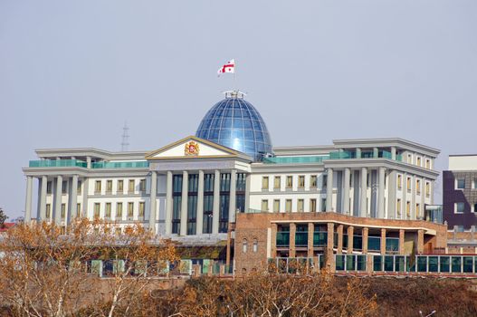 The Official residence of Georgian President Mikheil Saakashvili in Tbilisi, Republic of Georgia