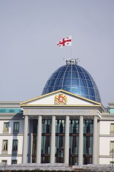 The Official residence of Georgian President Mikheil Saakashvili in Tbilisi, Republic of Georgia