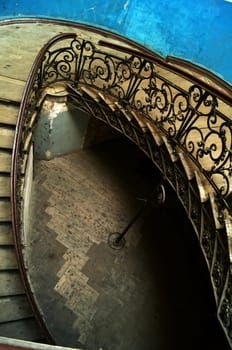 Old staircase in Tbilisi houses of 18-19 centuries, Republic of Georgia