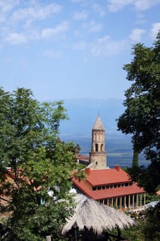 historical medieval city of Signagi in Kakheti region, Republic of Georgia, close to Tbilisi