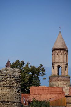 historical medieval city of Signagi in Kakheti region, Republic of Georgia, close to Tbilisi