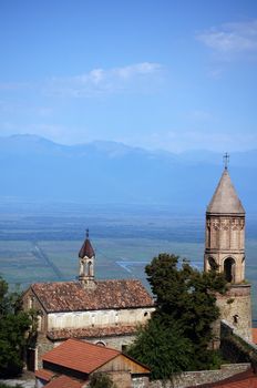 historical medieval city of Signagi in Kakheti region, Republic of Georgia, close to Tbilisi